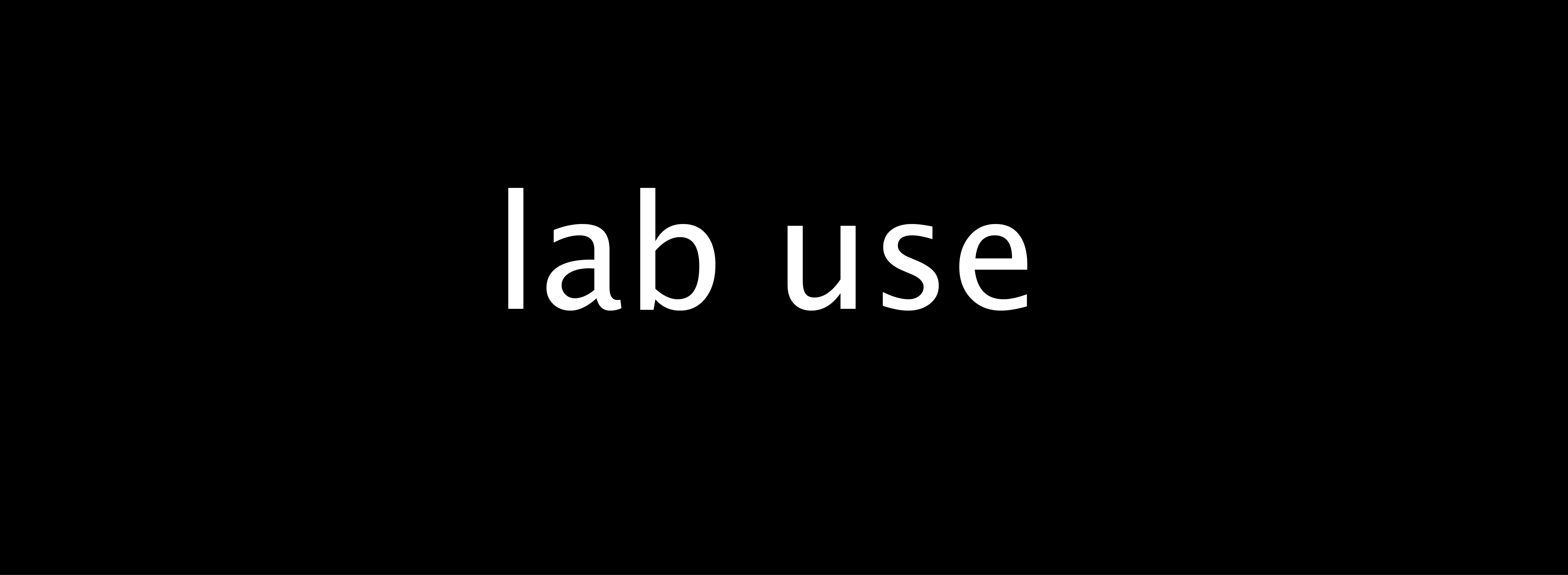Lab Use